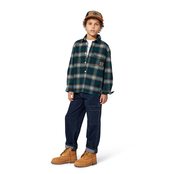 Timberland Boys Plaid Shirt T60577