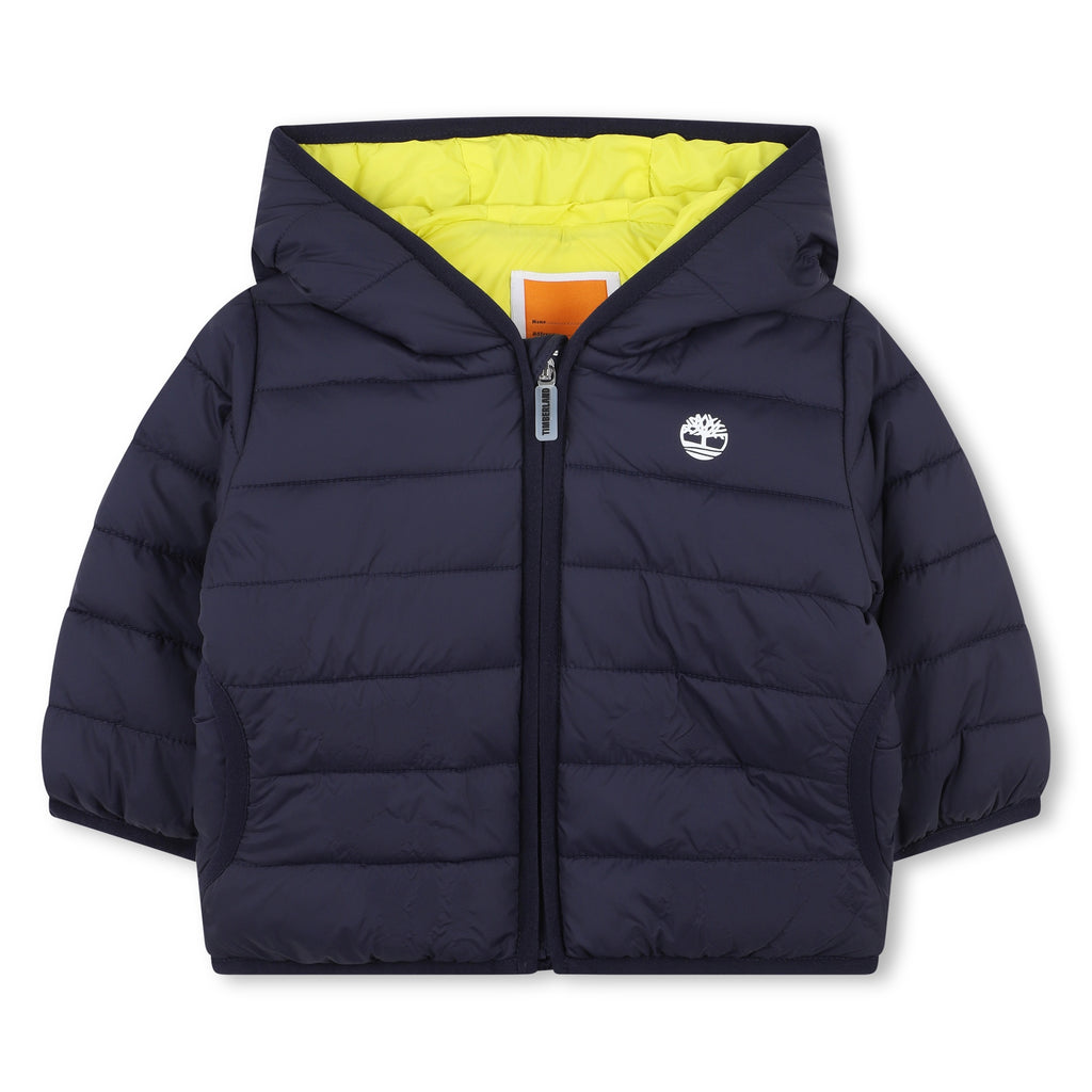 timberland boys navy puffer jacket T60607