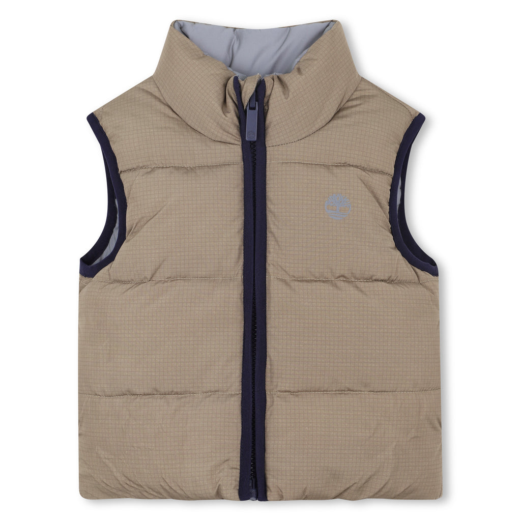 Timberland Boys Reversible Sleeveless Puffer Jacket T60763