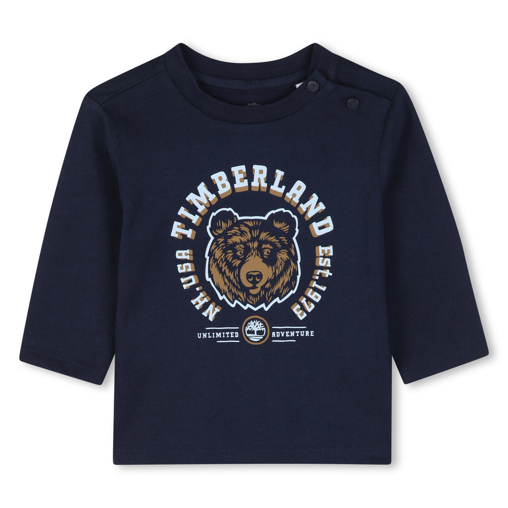 Timberland navy long sleeve top T61029