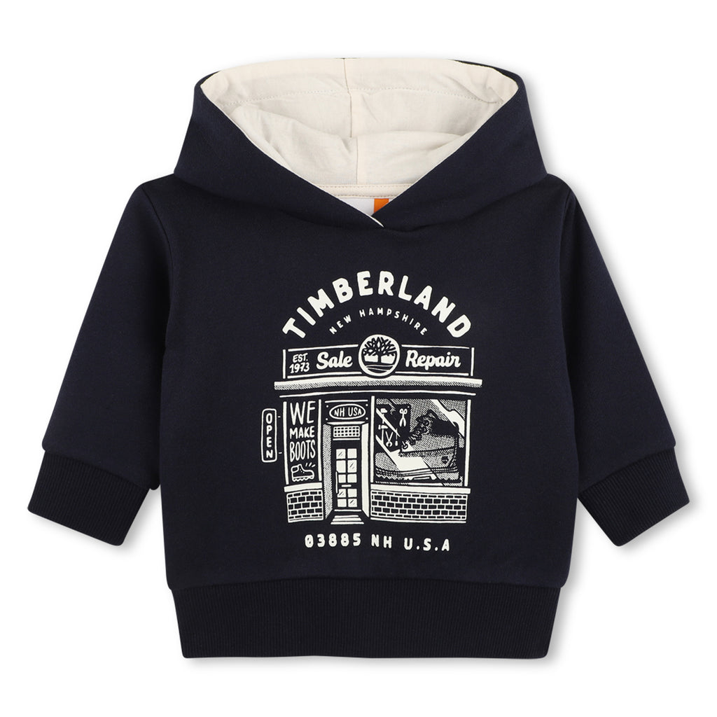 timberland boys navy hoodie T61034
