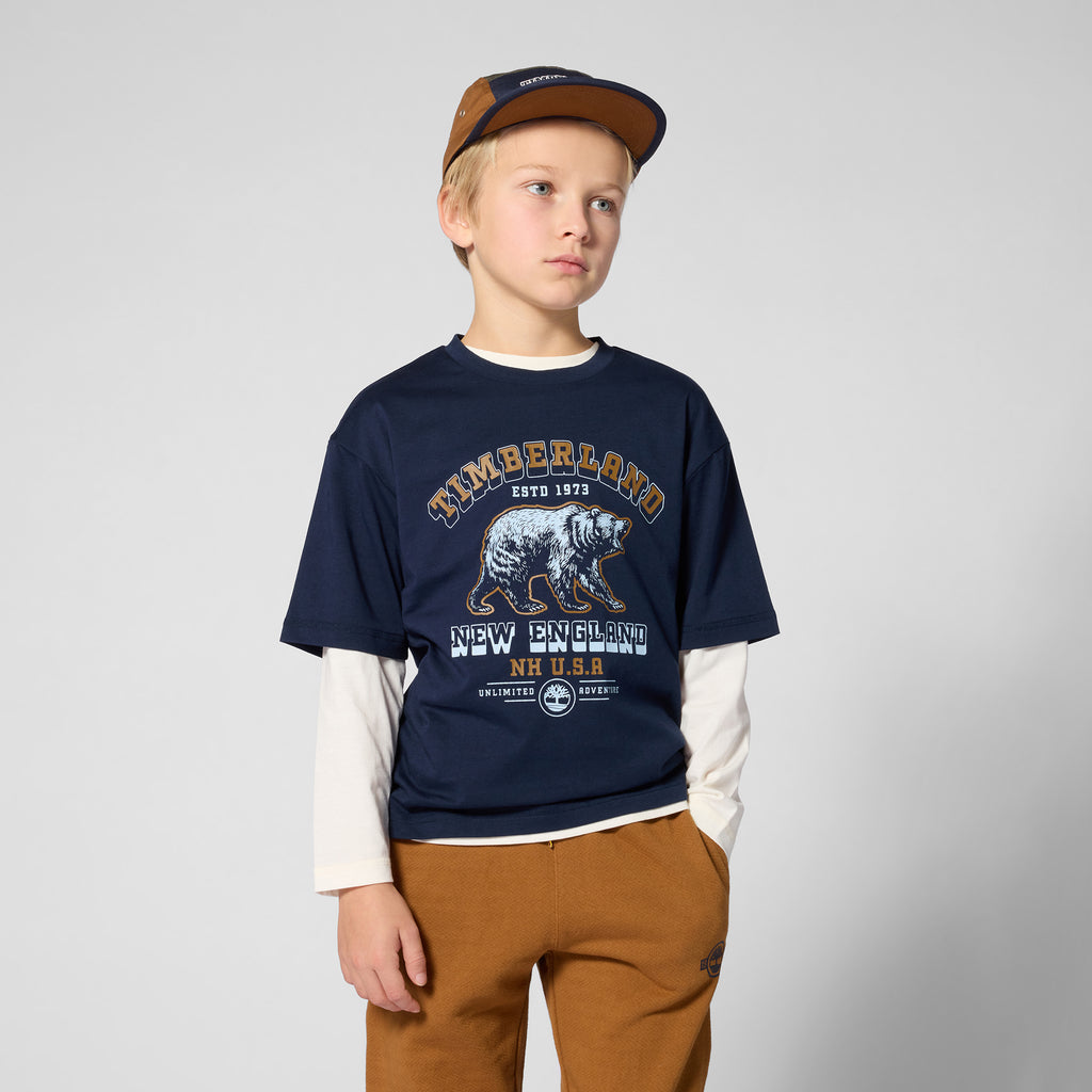 Timberland Boys Navy T-shirt T61053