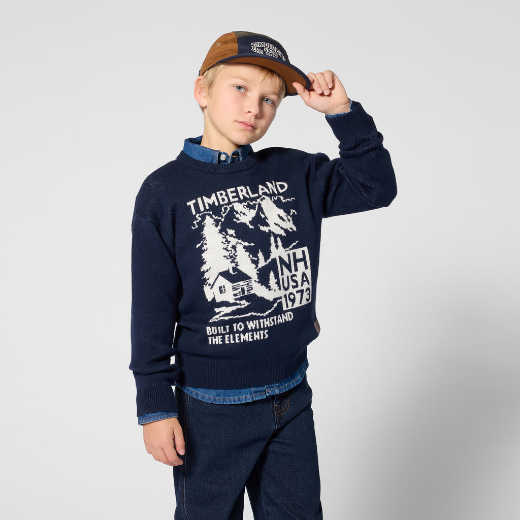 Timberland boys navy pullover T61084