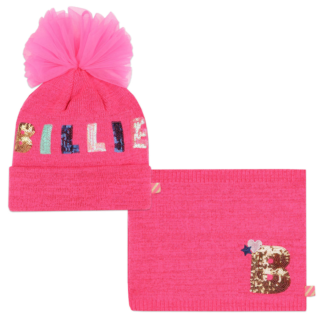 Billieblush Hat & Snood Set