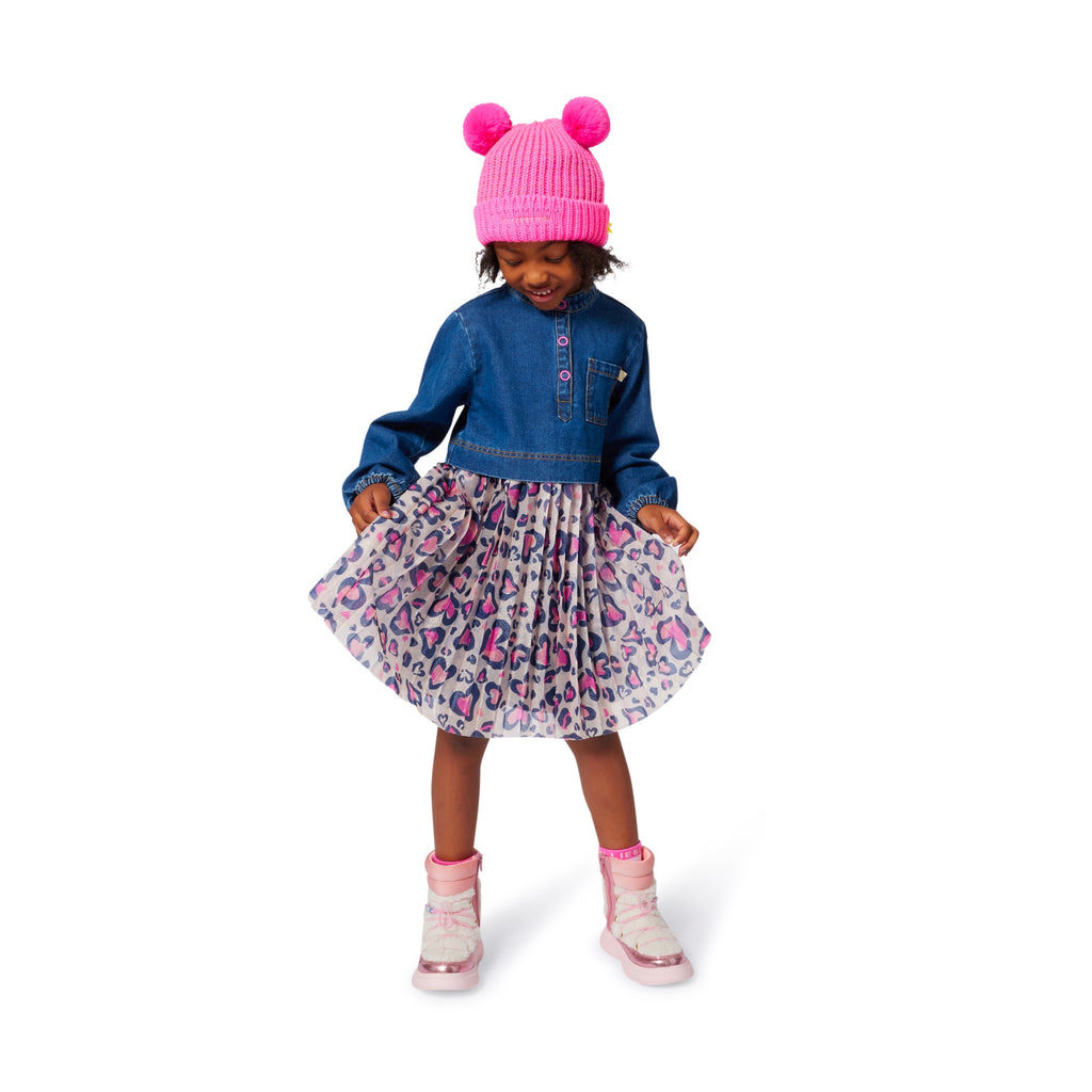 Girls Denim Billieblush Dress U21299