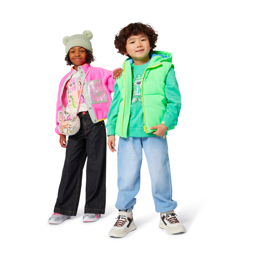 Billieblush boys green sleeveless Puffer Jacket U21566