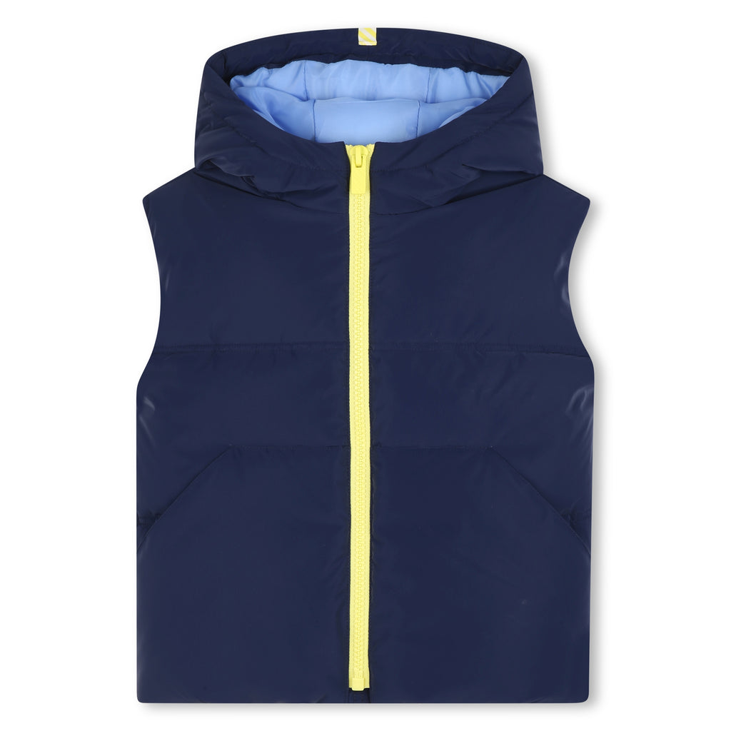 Billieblush boys navy sleeveless Puffer Jacket U21566