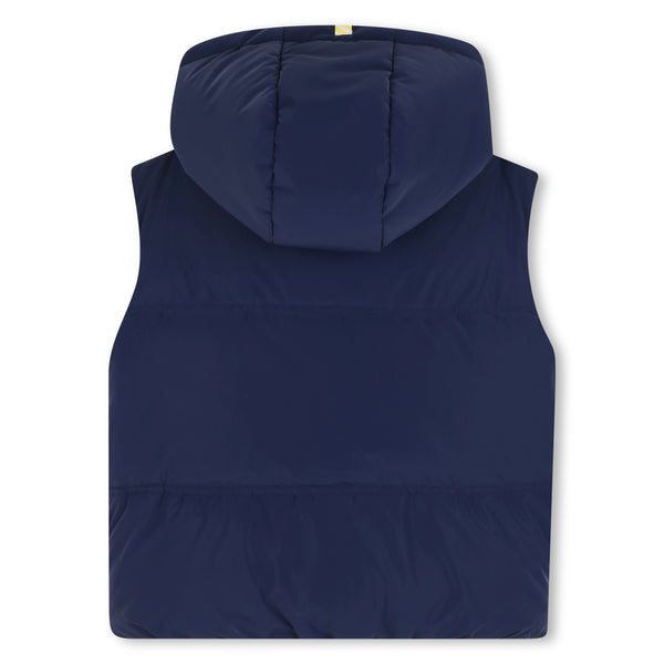 Billieblush boys navy sleeveless Puffer Jacket U21566