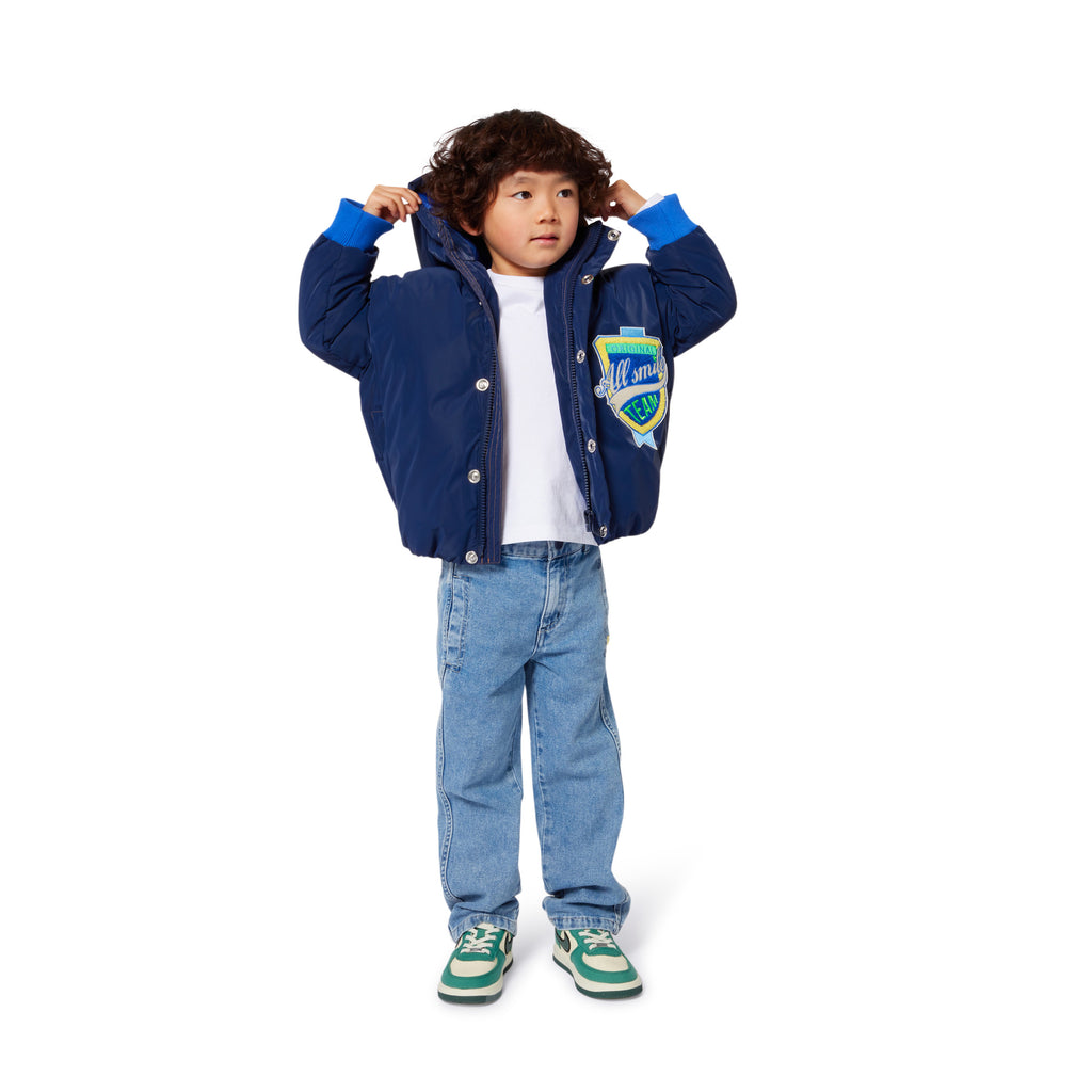 Billieblush boys navy Puffer Jacket U21569