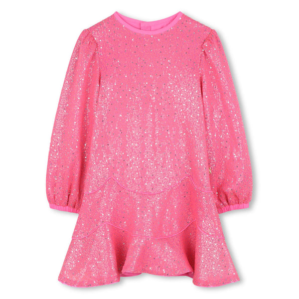 Billieblush girls pink sequin dress U21585