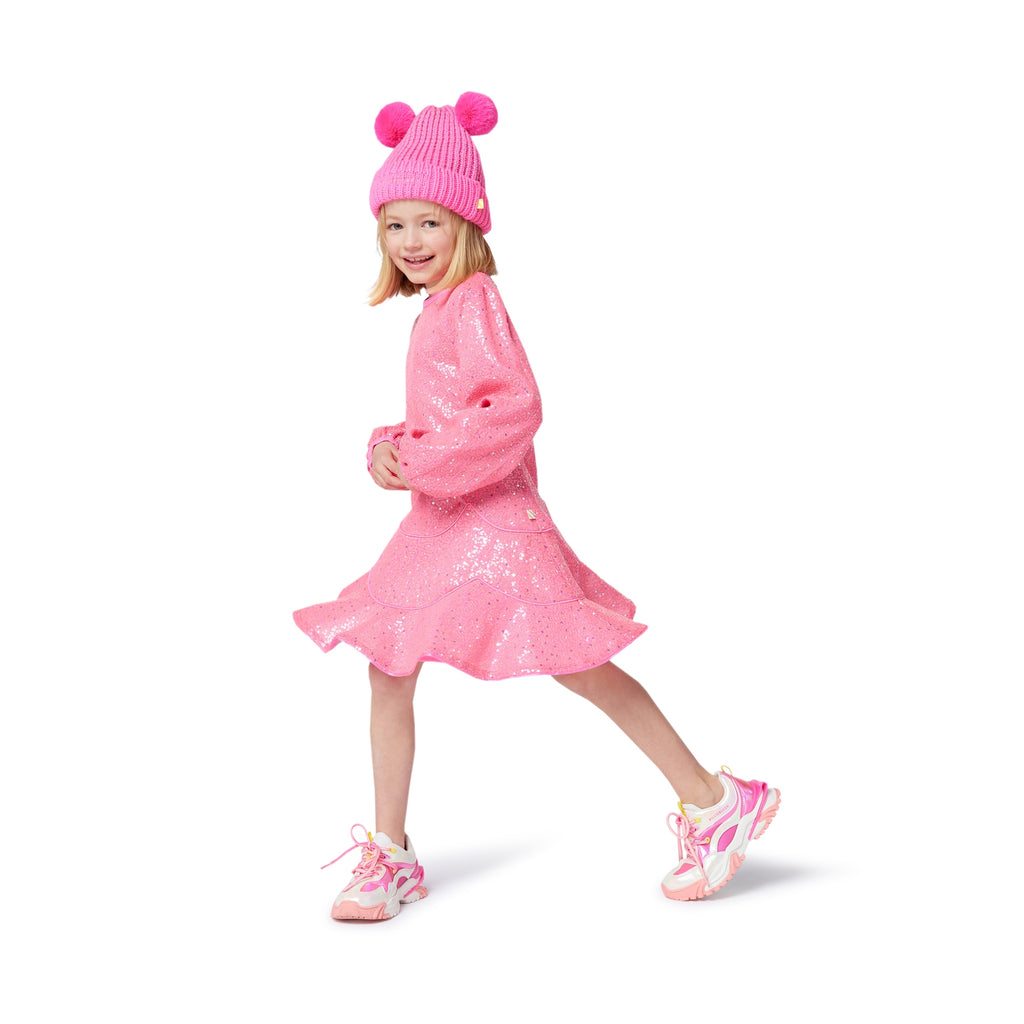 Billieblush girls pink sequin dress U21585