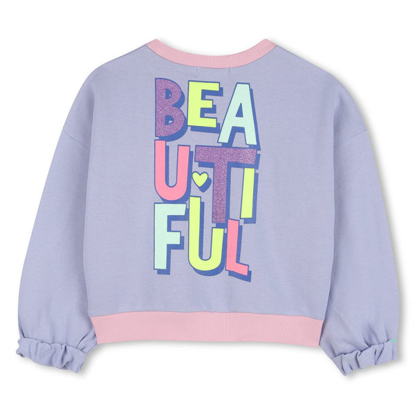 Billieblush girls angel blue sweatshirt U21918