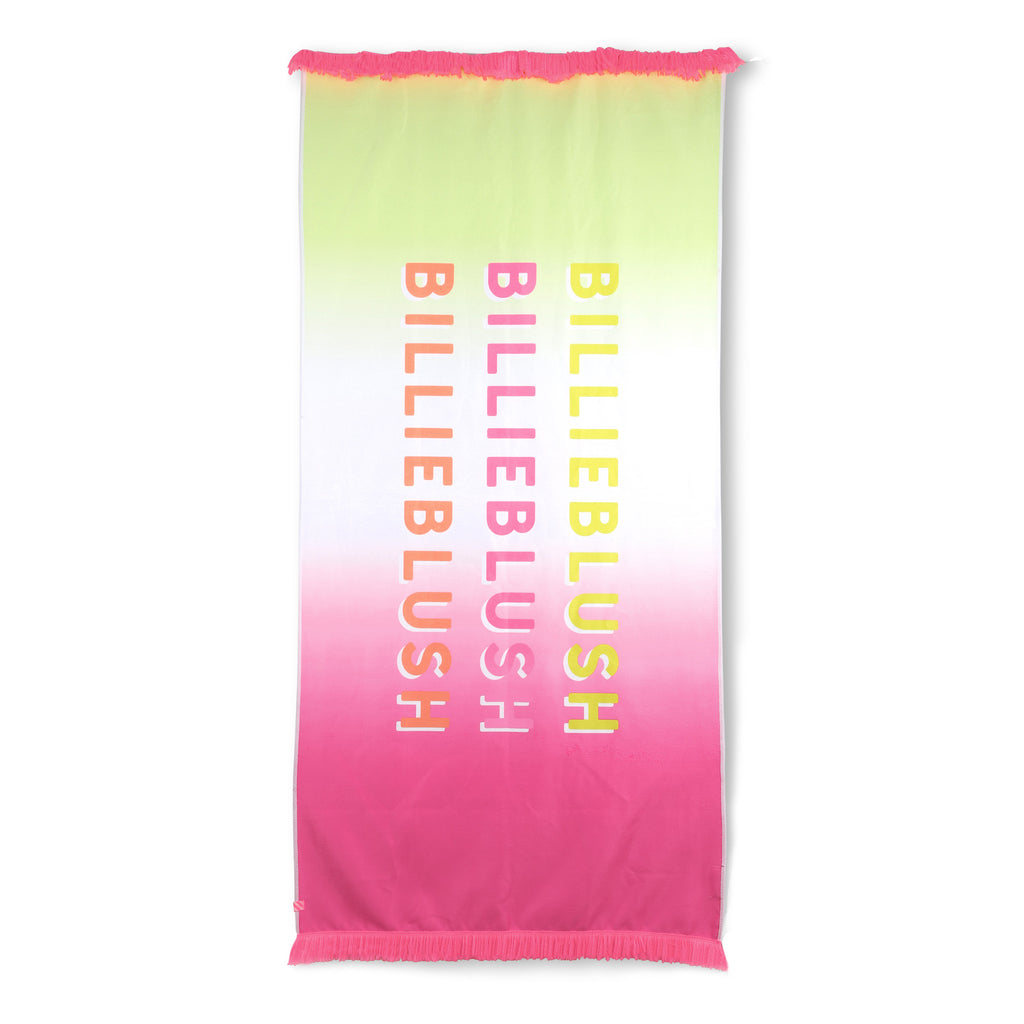Billieblush pink and neon beach towel U22089