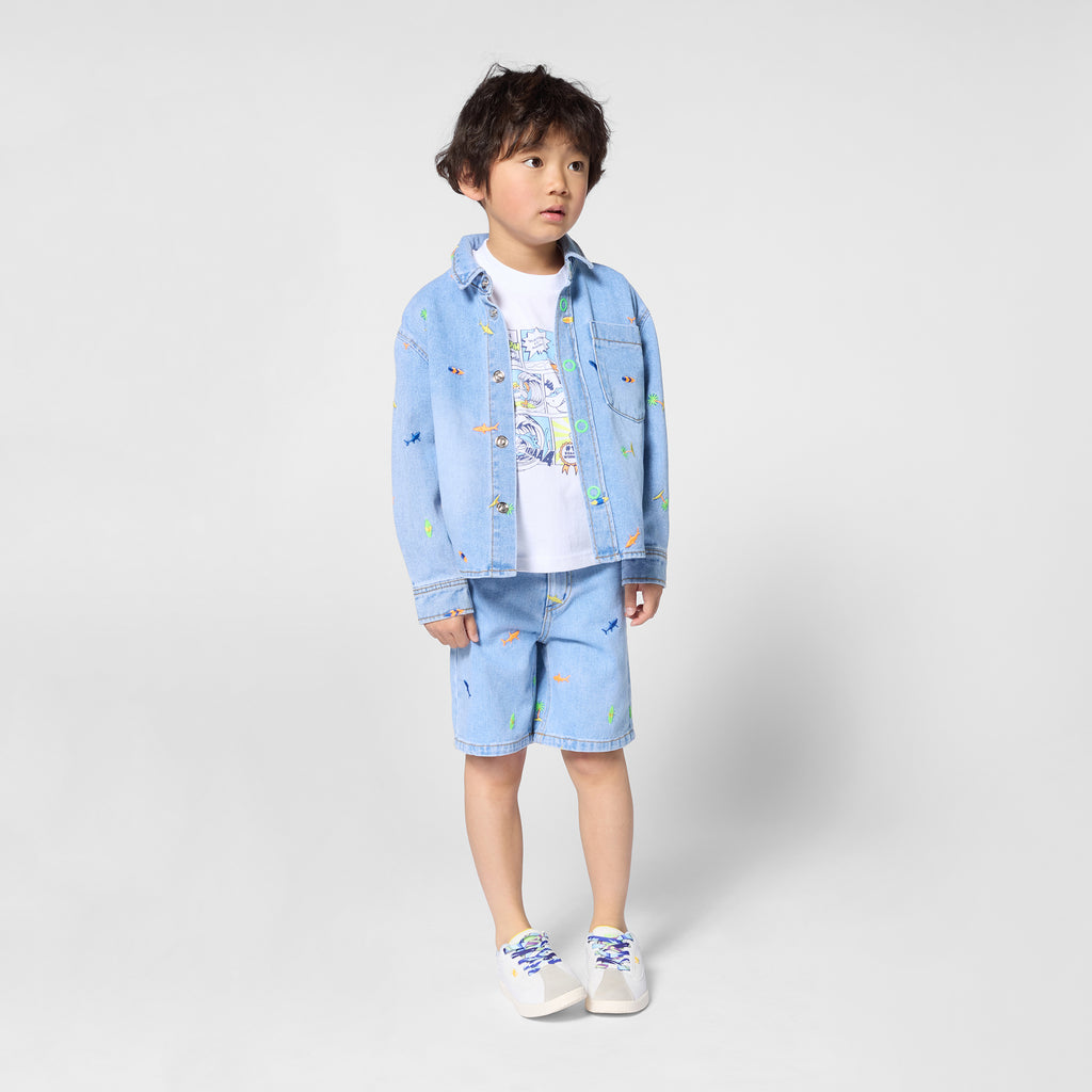 Billieblush Boys denim overshirt U22185