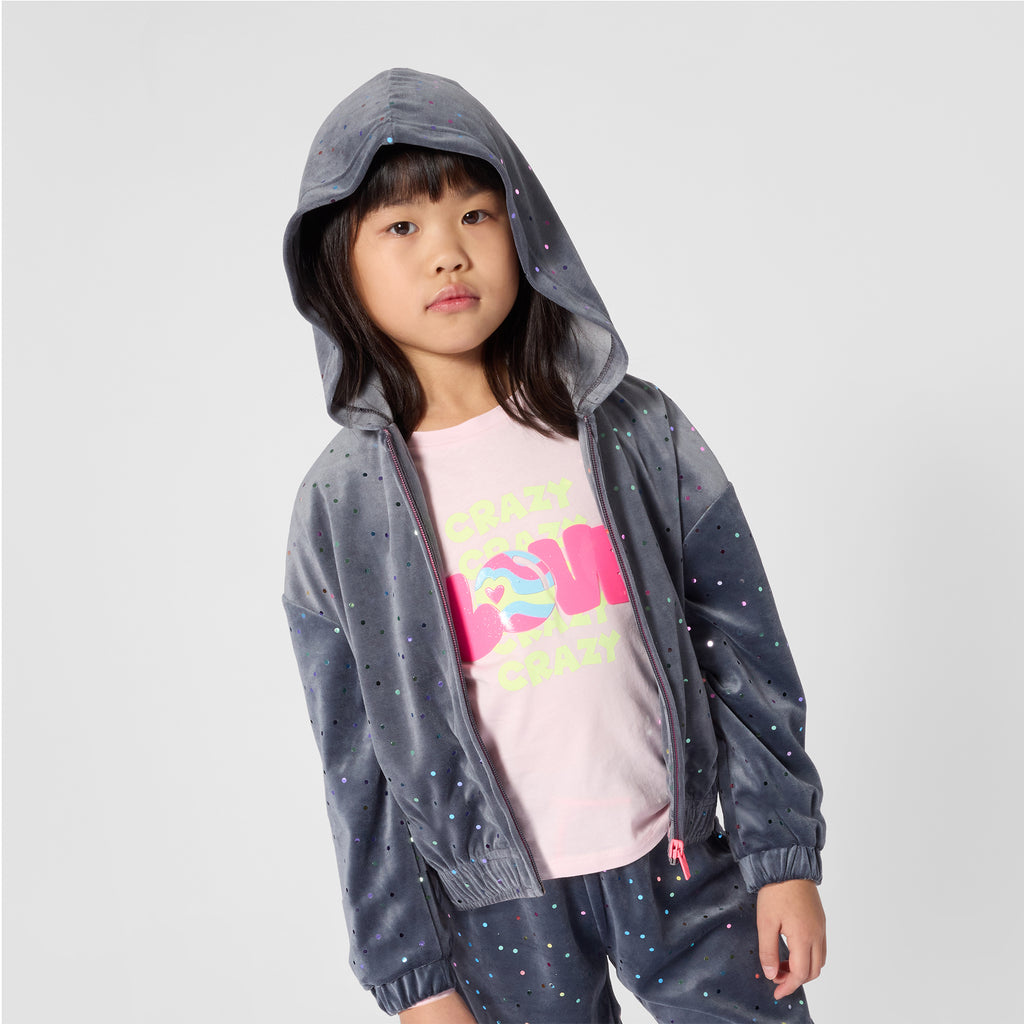 Billieblush girls grey hoodie U22407