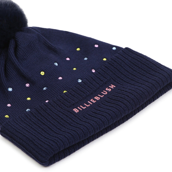 Billieblush Navy Beanie Hat U22499