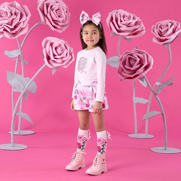 ADee Amaya £piece top, shorts and tights set