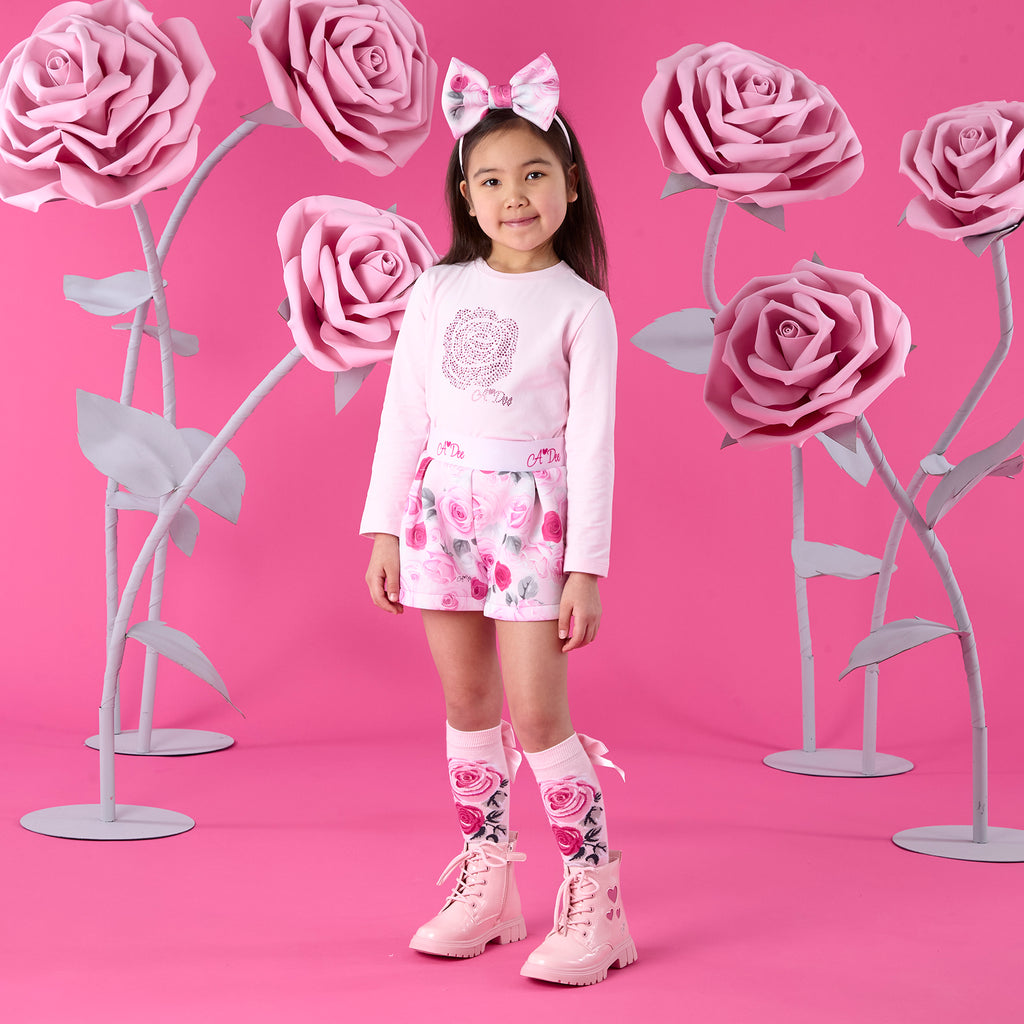 ADee Amaya £piece top, shorts and tights set
