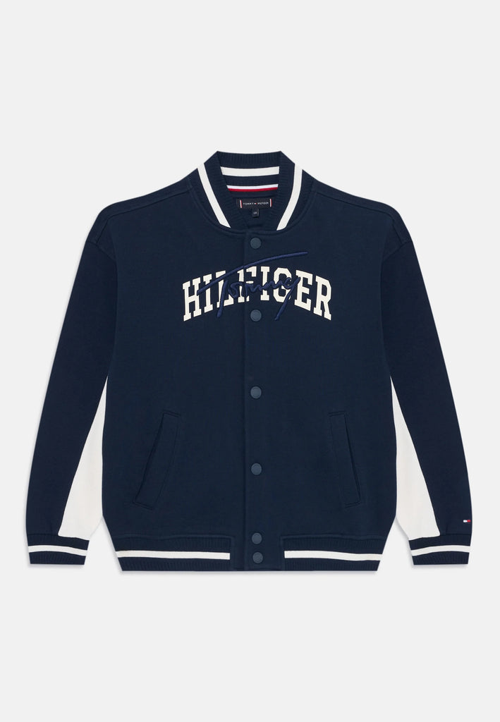 Tommy Hilfiger mixed graphic bomber jacket