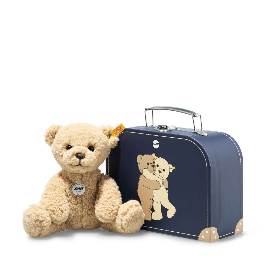 Steiff Ben Teddy Bear 21 in suitcase