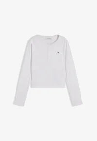 Tommy Hilfiger pointelle long sleeve top