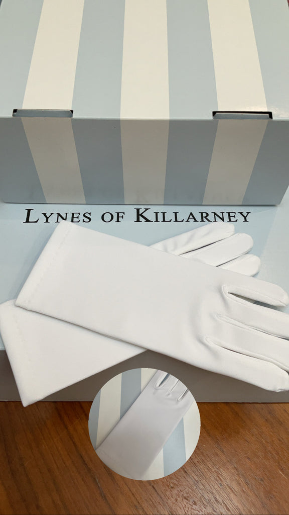 Communion Gloves plain white