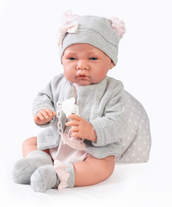 Antonio Juan doll 40 cm - Grey Born 33086