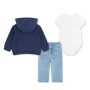 Levi's Hoodie, vest and jeans set