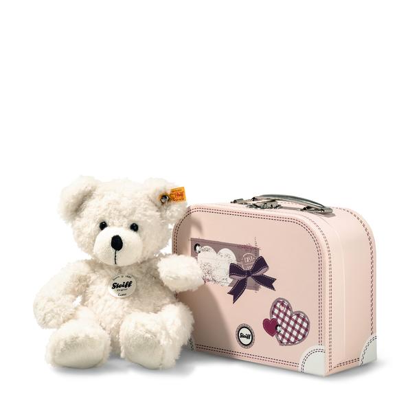 Steiff Lottie Teddy Bear in suitcase