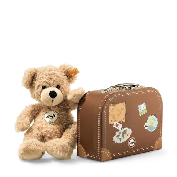 Steiff Flynn Teddy Bear in suitcase