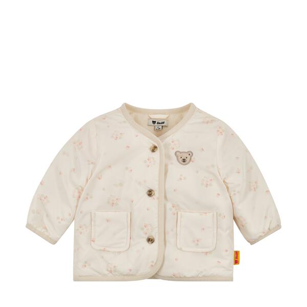 Steiff girls buttercream floral jacket