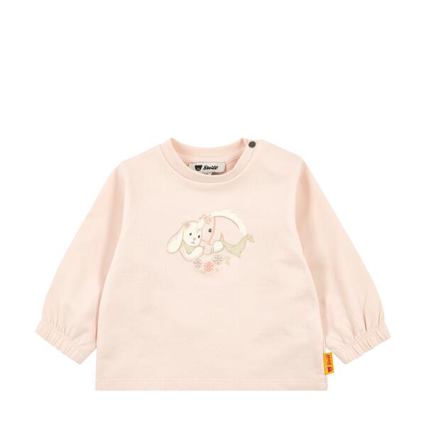 Steiff Baby Girl blush sweatshirt