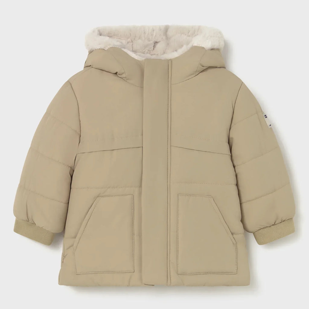 Mayoral boys beige padded Jacket 2424