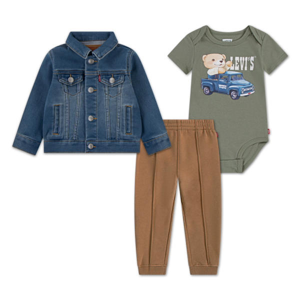 Levis 3piece boys baby set