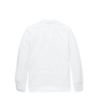 Ralph Lauren Cotton Mesh Long Sleeve Polo Shirt