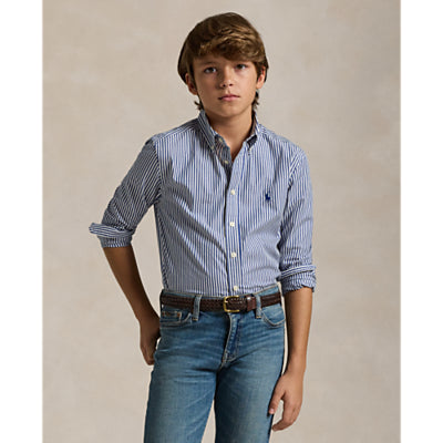 Ralph Lauren Striped Cotton poplin shirt 8-20years