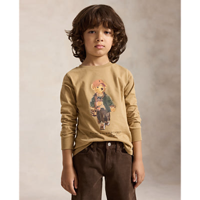 Ralph Lauren Polo Bear Cotton Jersey Top 2-6years