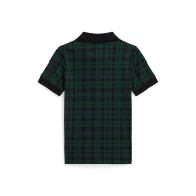 Ralph Lauren Plaid Cotton Mesh Polo 2-6years