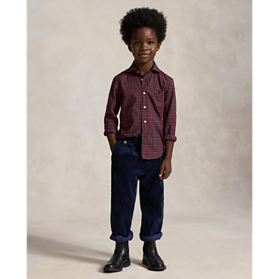 Ralph Lauren Plaid Cotton Poplin shirt 2-6years