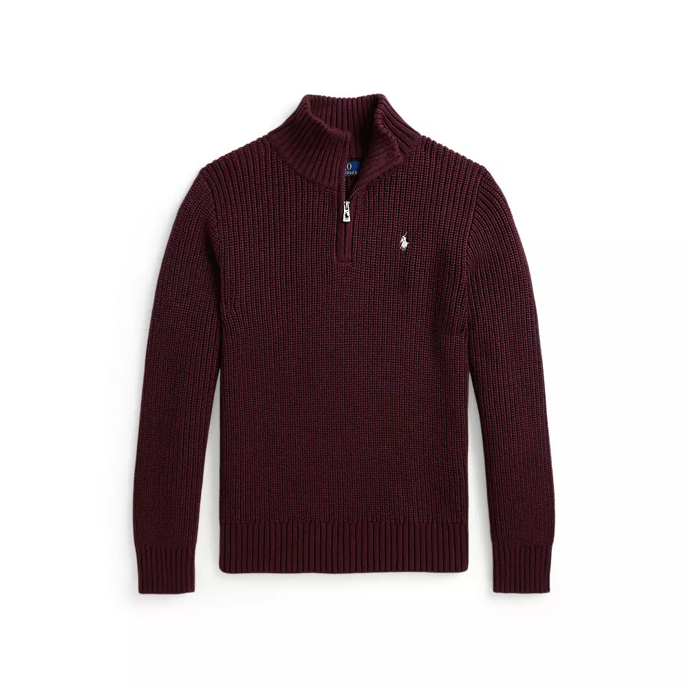 Ralph Lauren Cotton Quarter Zip Jumper
