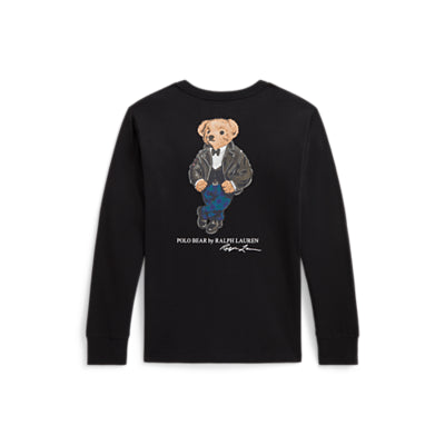 Ralph Lauren Polo Bear Cotton Long Sleeve Top