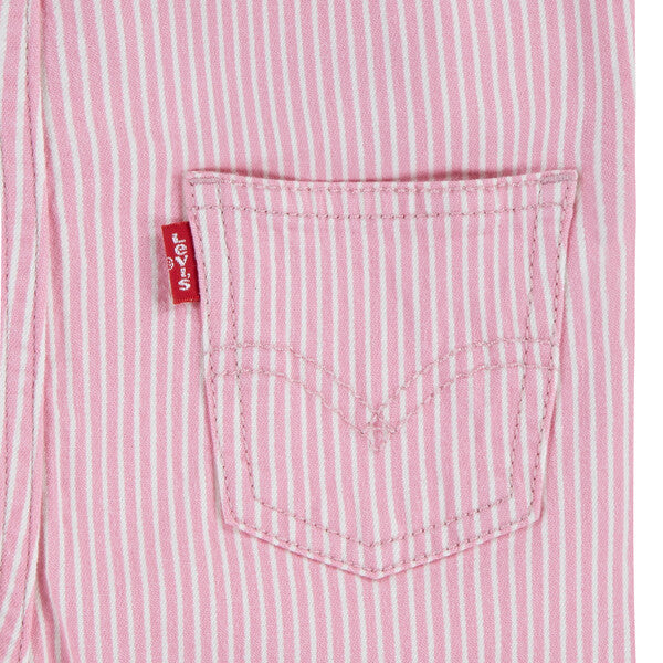 Levi's Striped Overalls