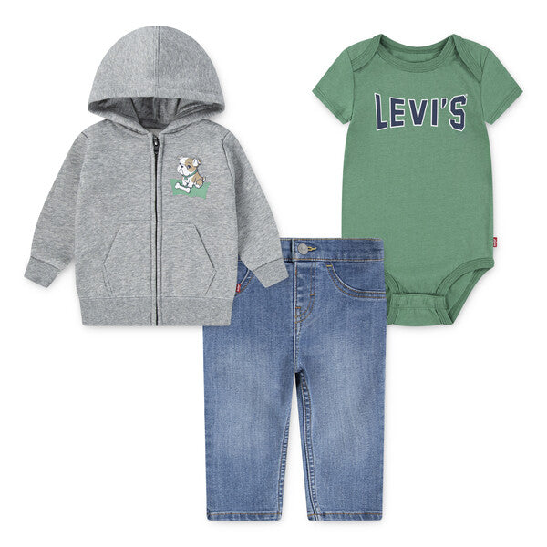 Levis 3piece boys baby set