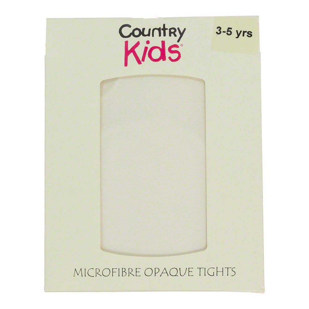 Country Kids Ivory Sheer Opaque Tights