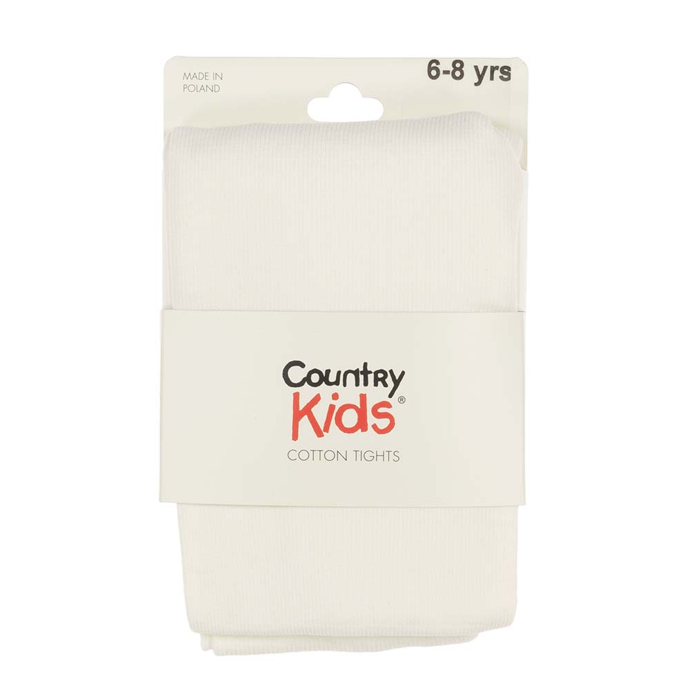 Country kids Ivory Pima Cotton Tights