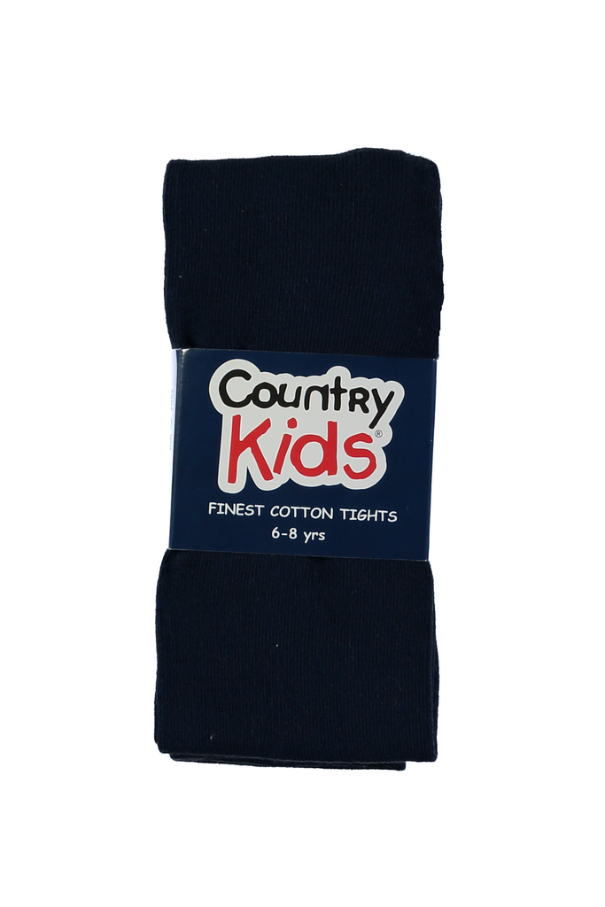 Country kids Black Pima Cotton Tights