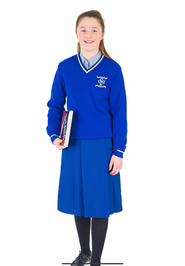 St Brigid’s  Crested V neck jumper