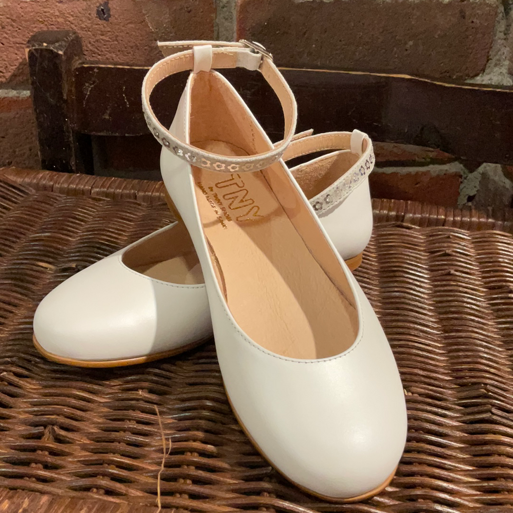 Tinny Girls Occasion Shoes White