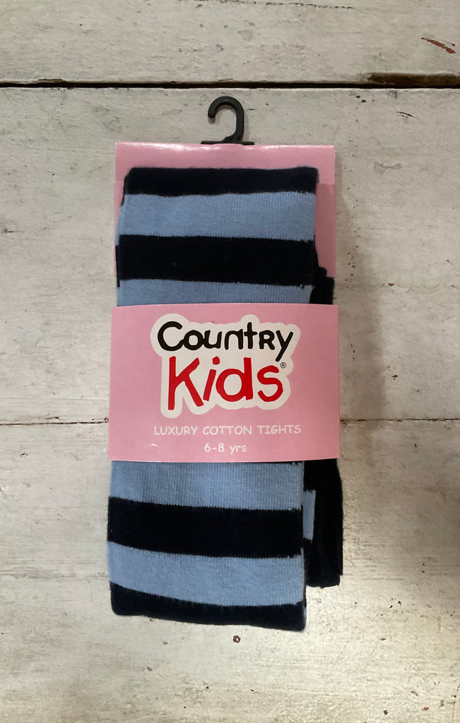 Country Kids Navy Stripe Tights