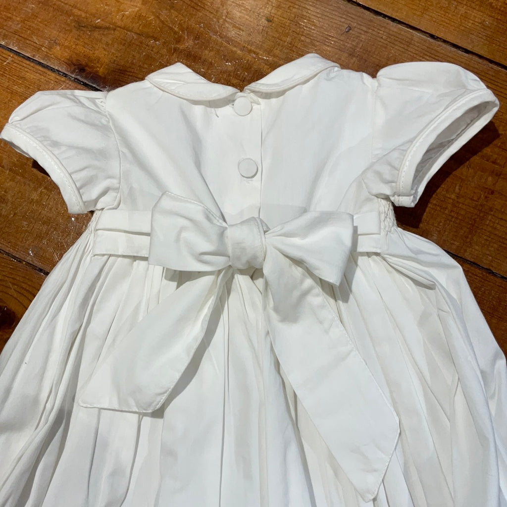 Vintage Small Christening Gown in White Cotton – Alice's Bear Shop